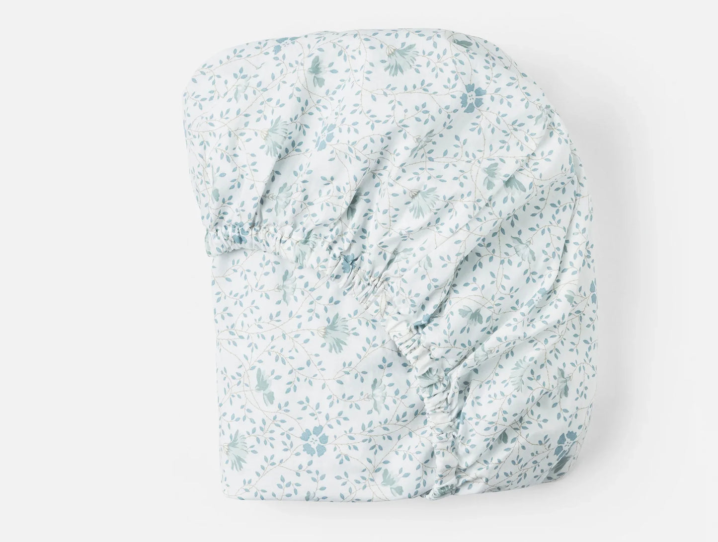 Organic Crinkled Percale Crib Fitted Sheet