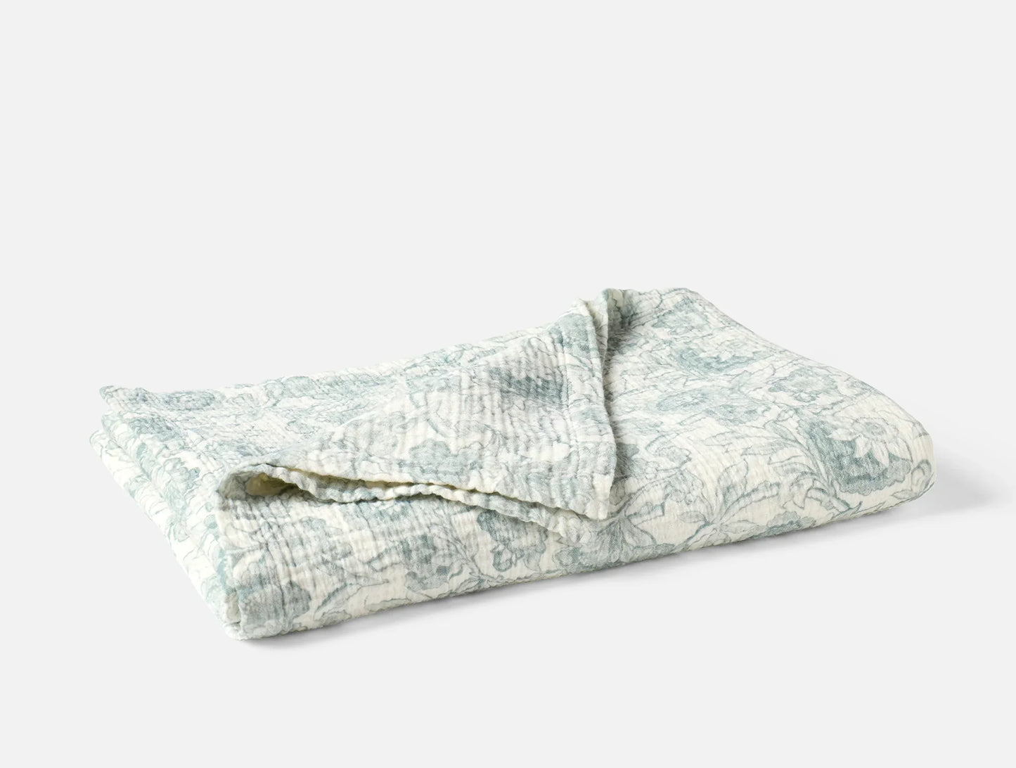 Balboa Organic Matelasse Print Throw