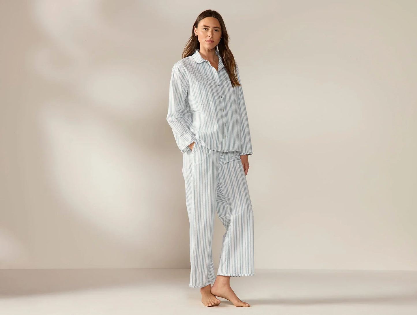 Women's Isla Organic Cotton Long Sleeve Pajama Set