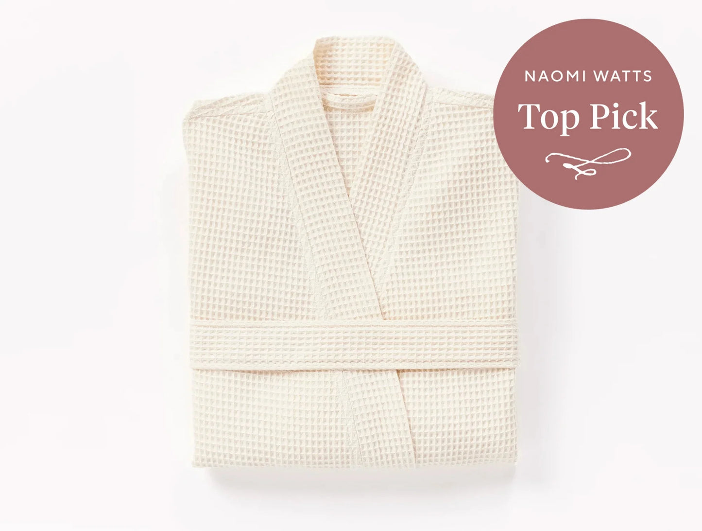 Unisex Organic Waffle Robe