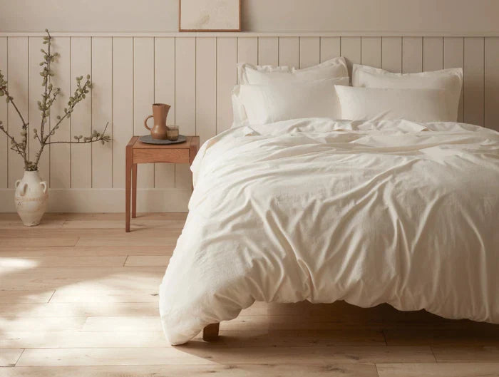 Coyuchi Undyed Cloud Soft Organic Sateen Duvet Cover