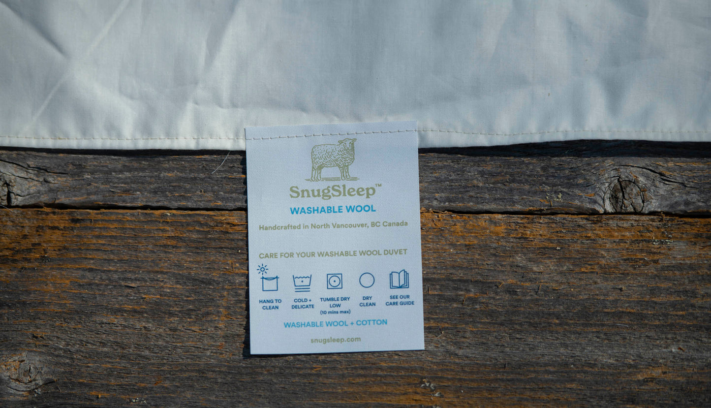 Snug Sleep Washable Wool Comforter