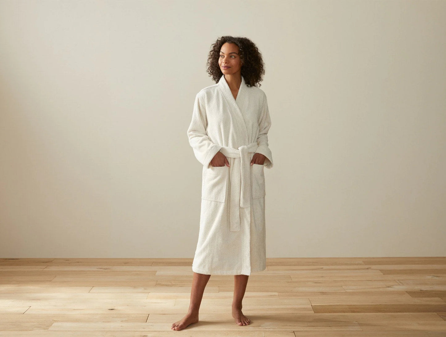 Unisex Organic Waffle Robe