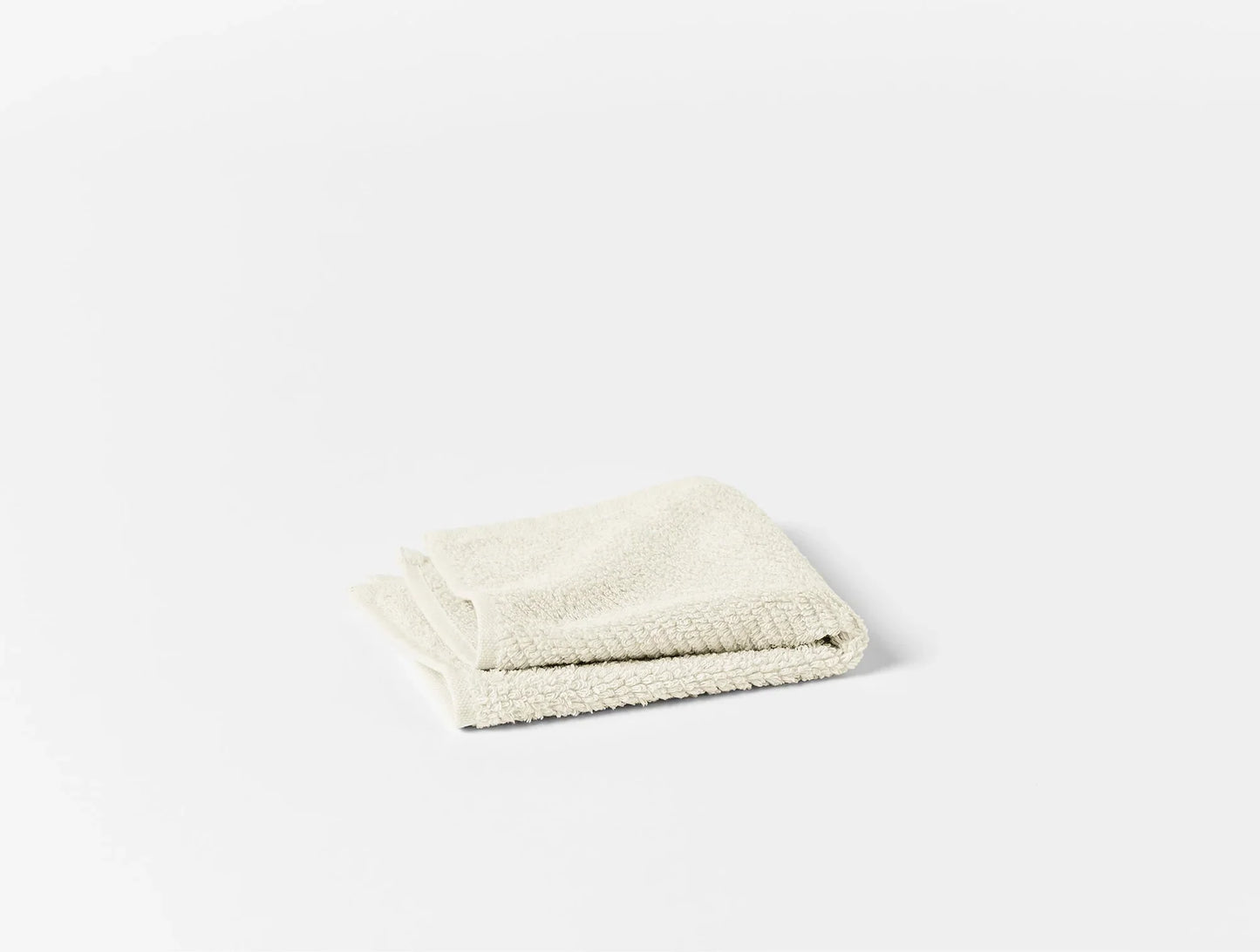 Coyuchi Wash Cloths - Set of 6 Undyed Air Weight Organic Towels & Bath Mats