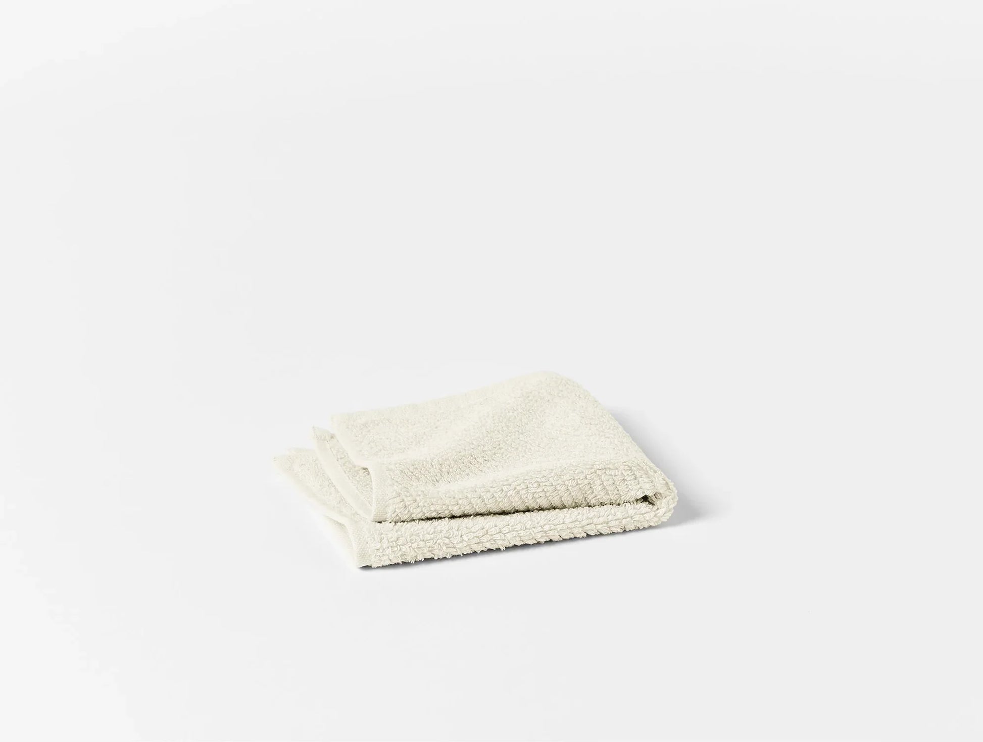 Coyuchi Wash Cloths - Set of 6 Undyed Air Weight Organic Towels & Bath Mats