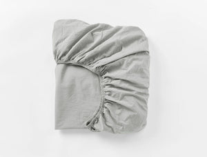 Organic Crinkled Percale Fitted Sheet