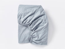 Load image into Gallery viewer, Organic Crinkled Percale Fitted Sheet