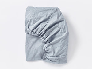 Organic Crinkled Percale Fitted Sheet