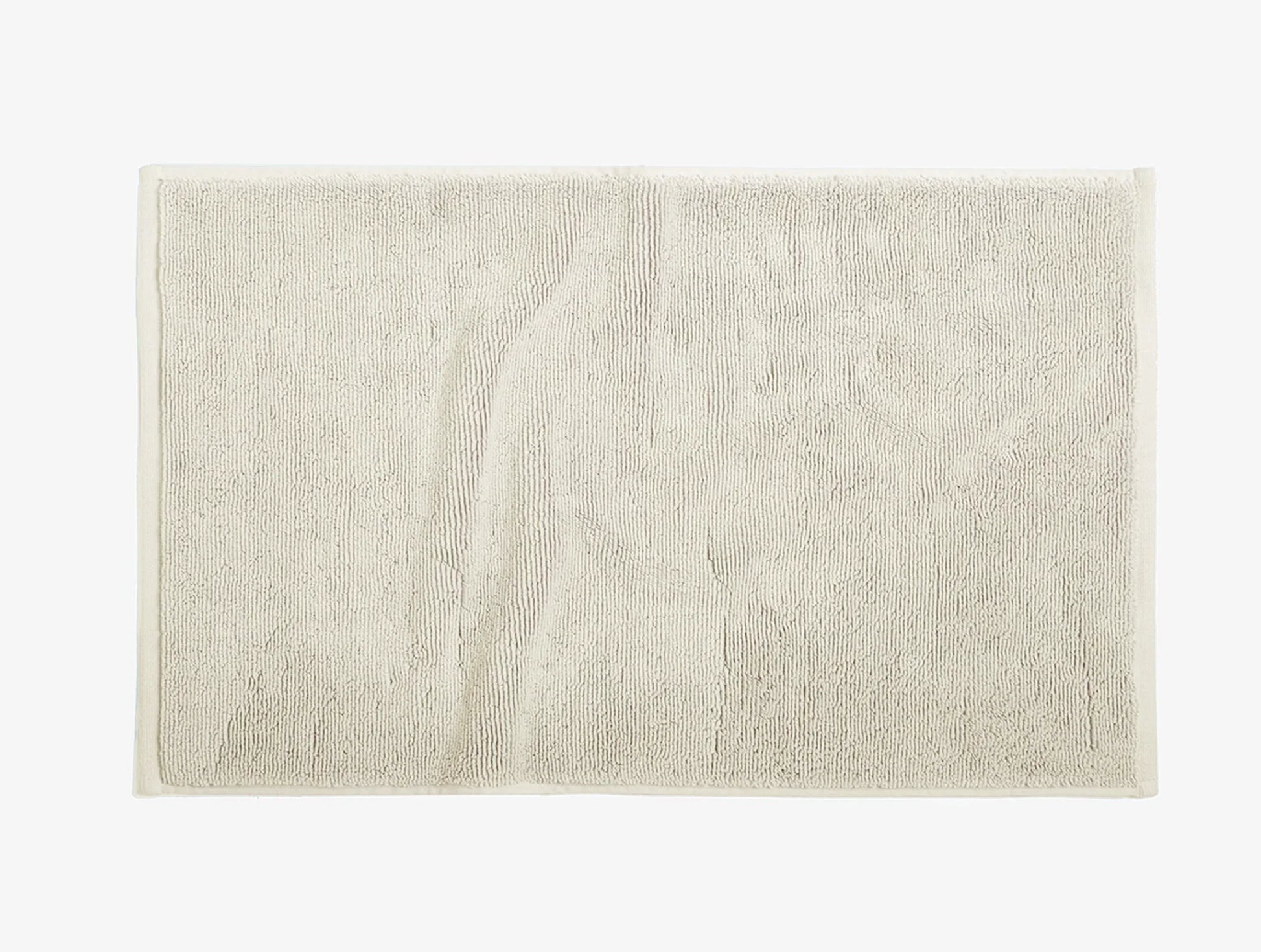 Coyuchi Bath Mat 24" x 36" Undyed Cloud Loom Organic Towels & Bath Mat