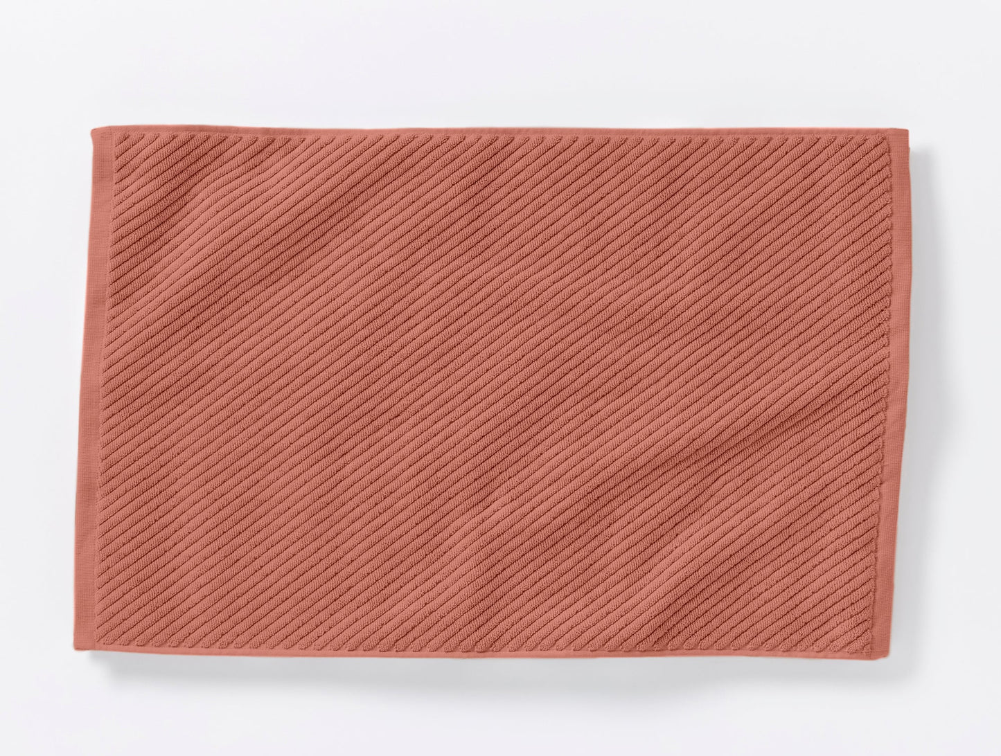 Coyuchi Twill Bath Mat Sedona Air Weight Organic Towels & Bath Mats