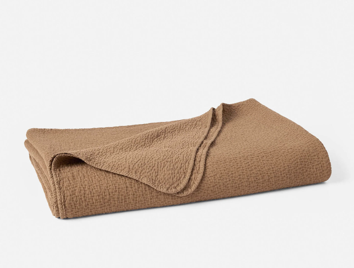 Cascade Organic Matelasse Blanket