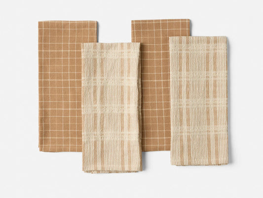Clarendon Organic Kitchen Towels, Set of 4