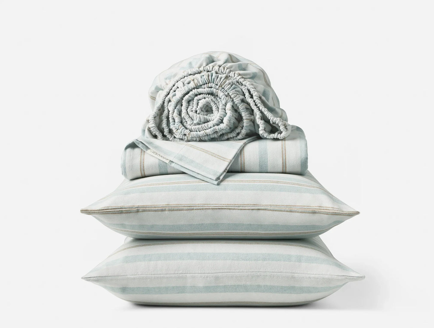 Cloud Brushed Organic Flannel Sheet Set