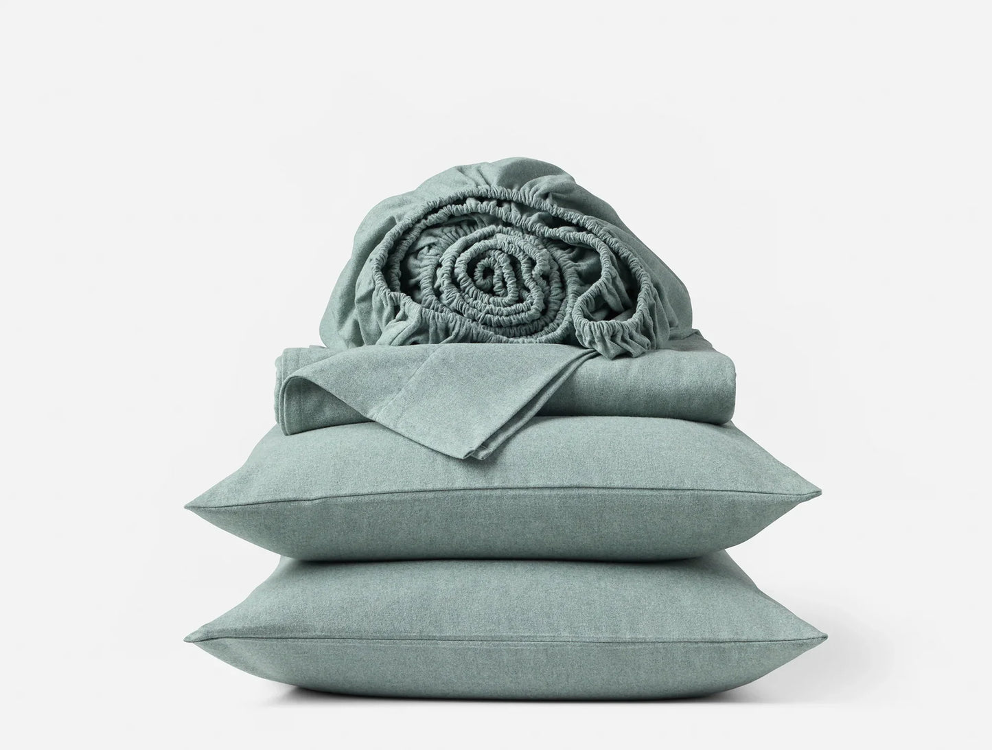 Cloud Brushed Organic Flannel Sheet Set