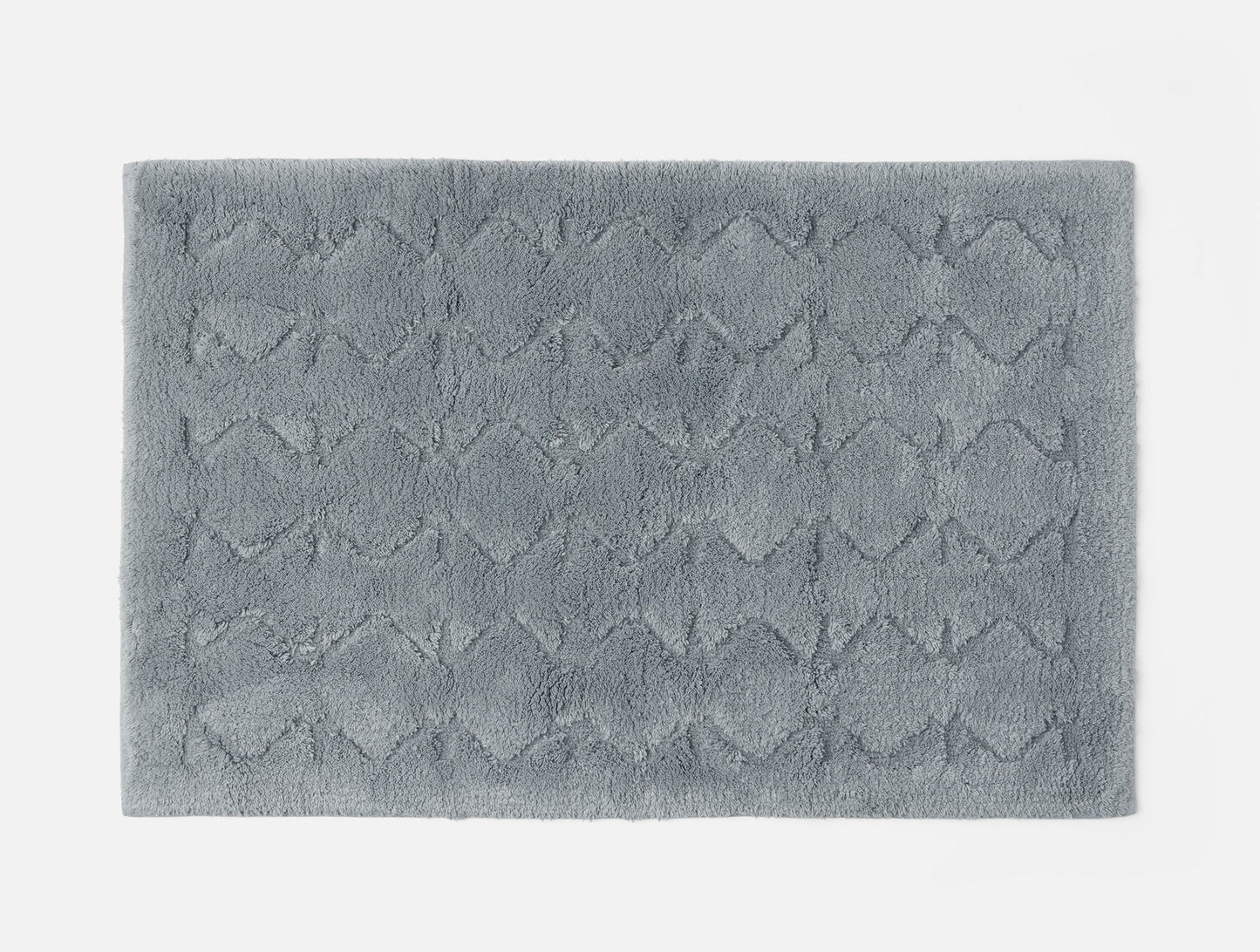 Diamond Shag Organic Bath Rug