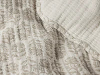 Mirada Organic Matelasse Blanket