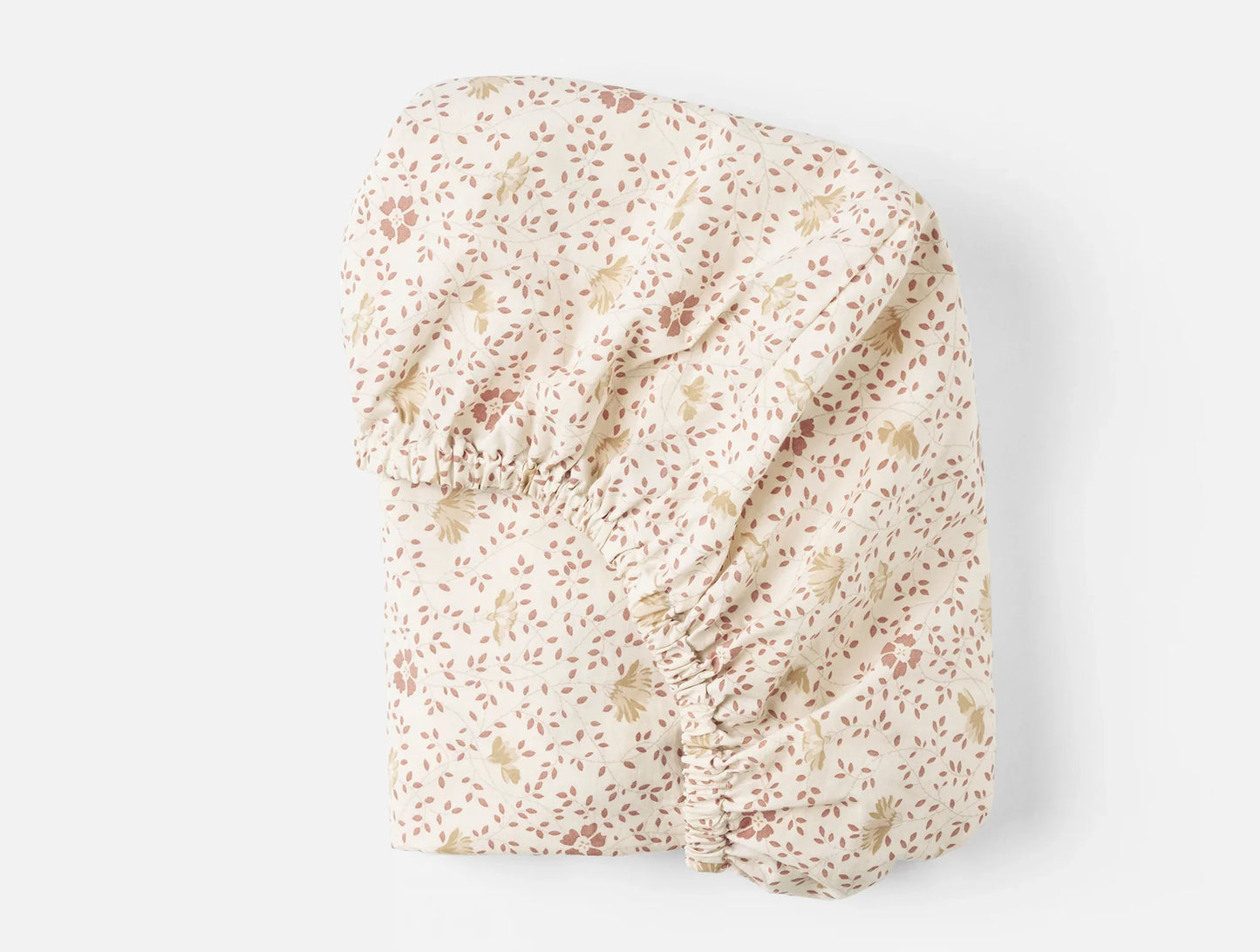 Organic Crinkled Percale Crib Fitted Sheet