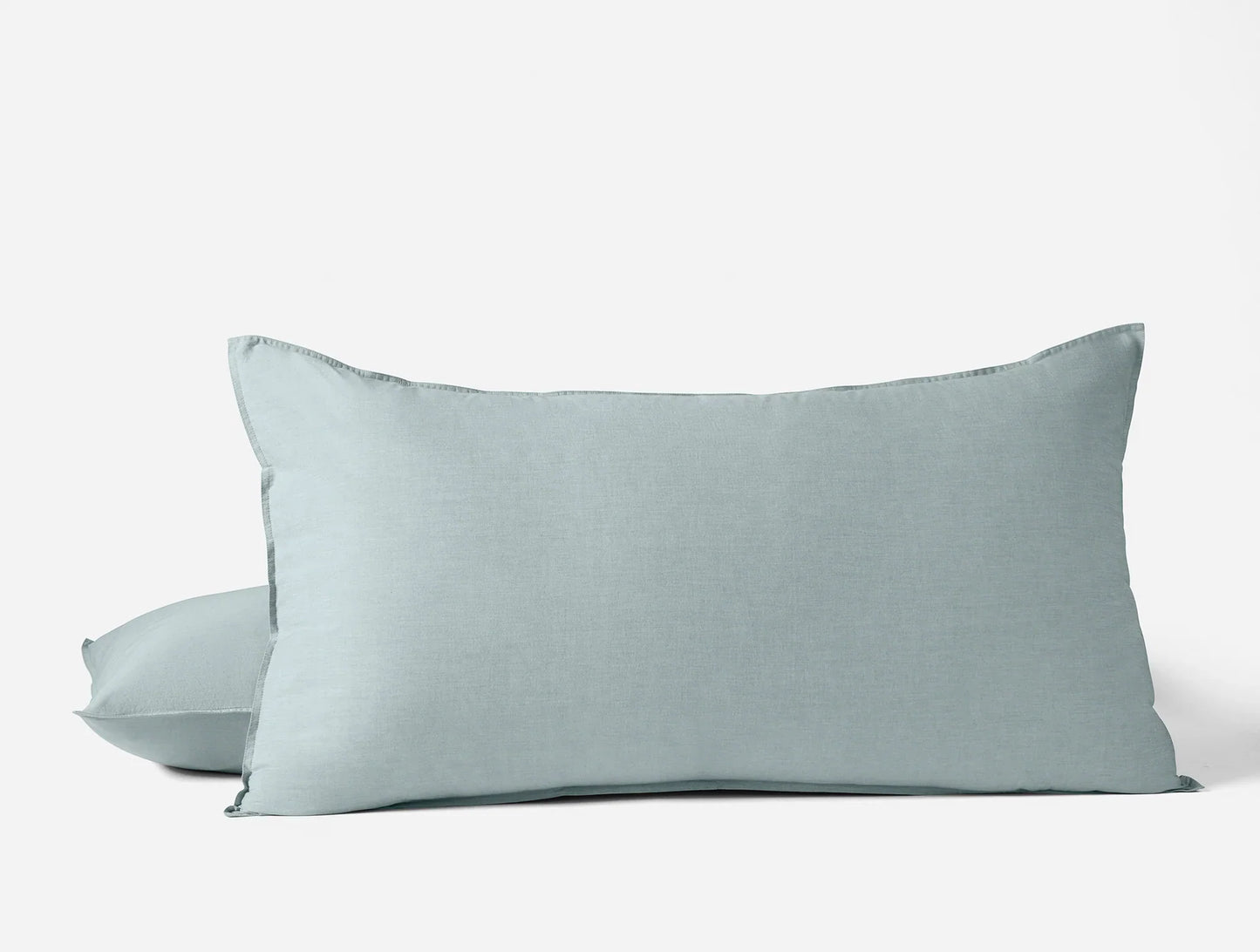 Organic Crinkled Percale Duvet Cover