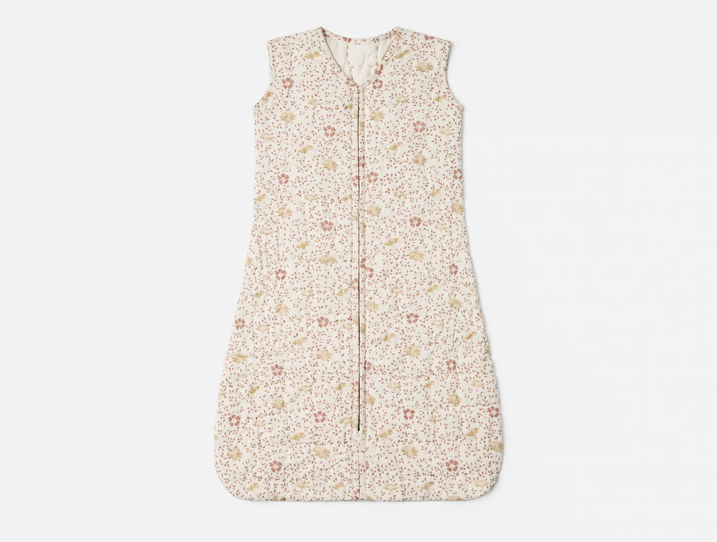 Coyuchi Praline Meadow 6-12 Months Pebbled Handstitched Organic Snuggle Sack