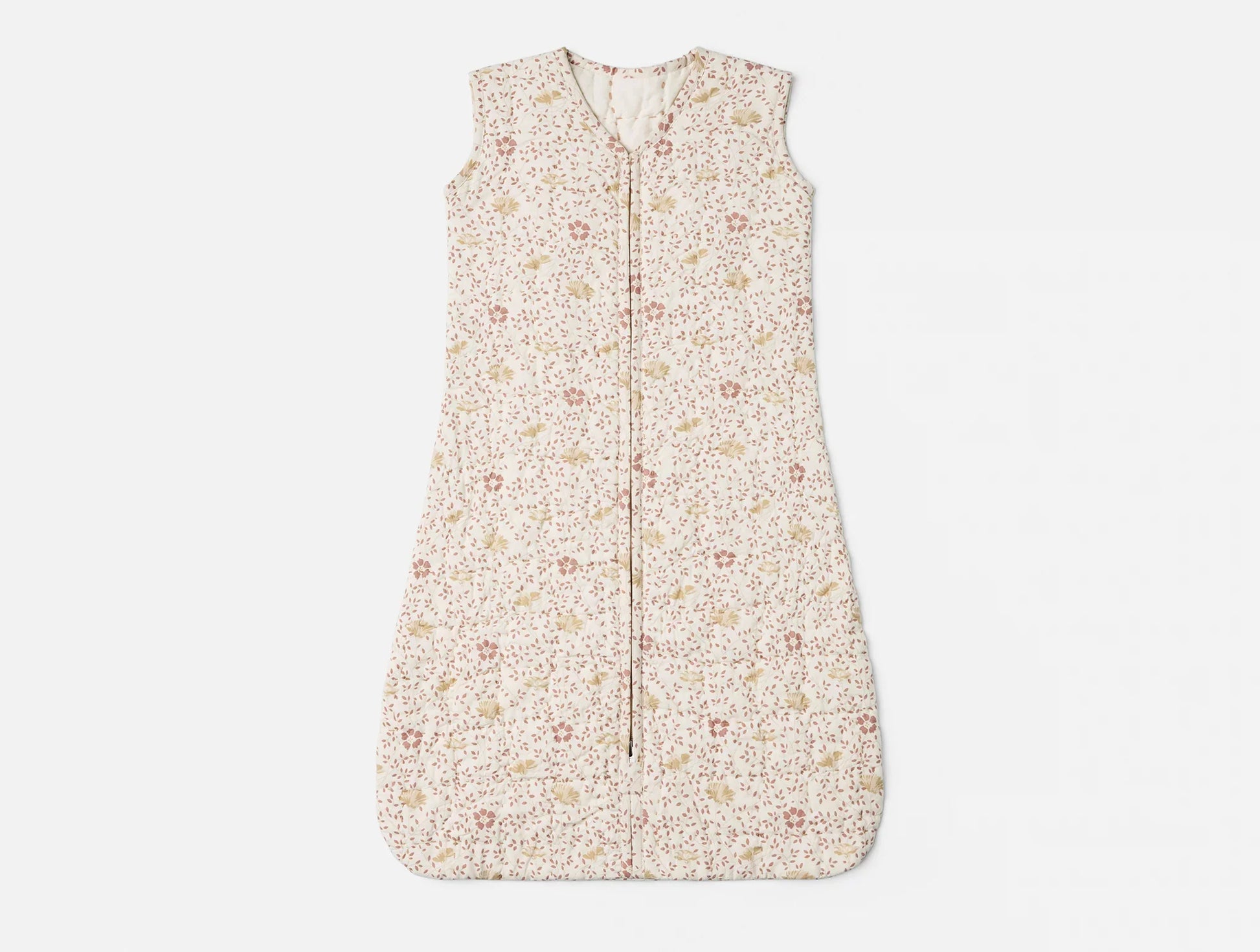 Coyuchi Praline Meadow 6-12 Months Pebbled Handstitched Organic Snuggle Sack