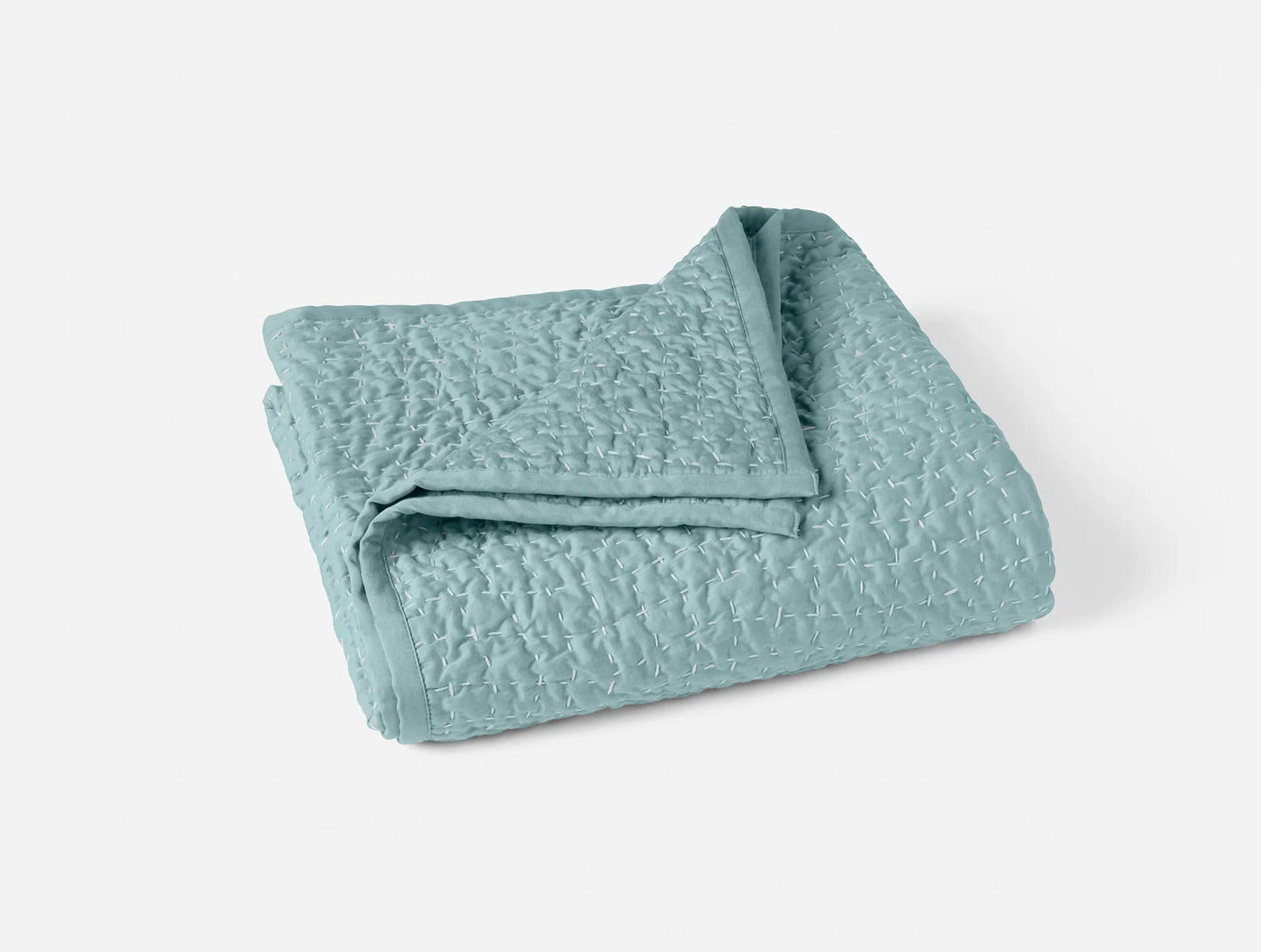 Pebbled Handstitched Organic Toddler Quilt