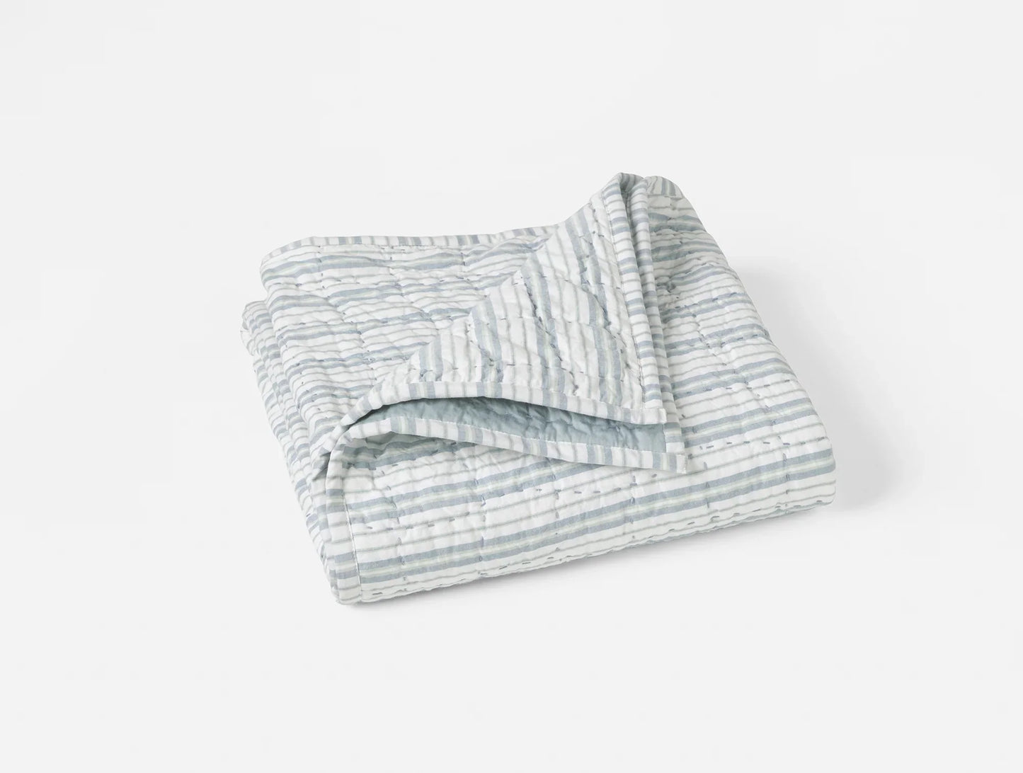 Pebbled Handstitched Organic Toddler Quilt