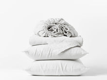 Load image into Gallery viewer, Organic Relaxed Linen Fitted Sheet