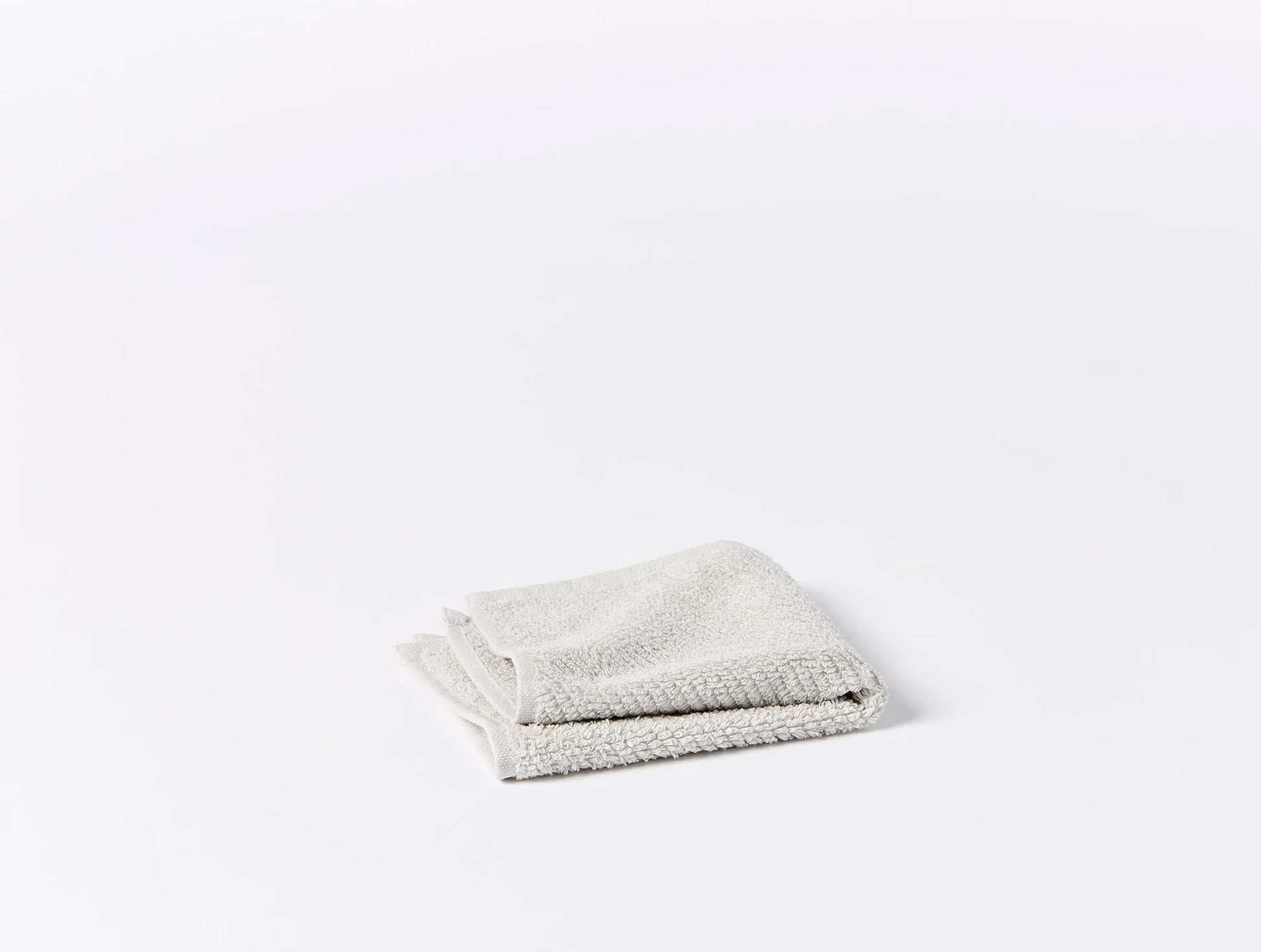 Coyuchi Wash Cloths - Set of 6 Fog Air Weight Organic Towels & Bath Mats