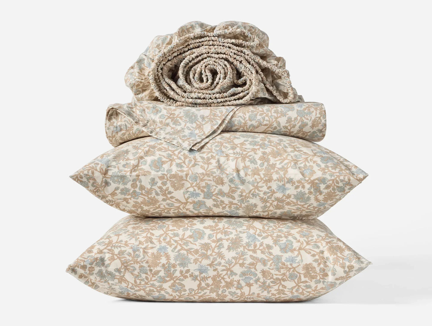 Coyuchi Organic Print Percale Sheet Set