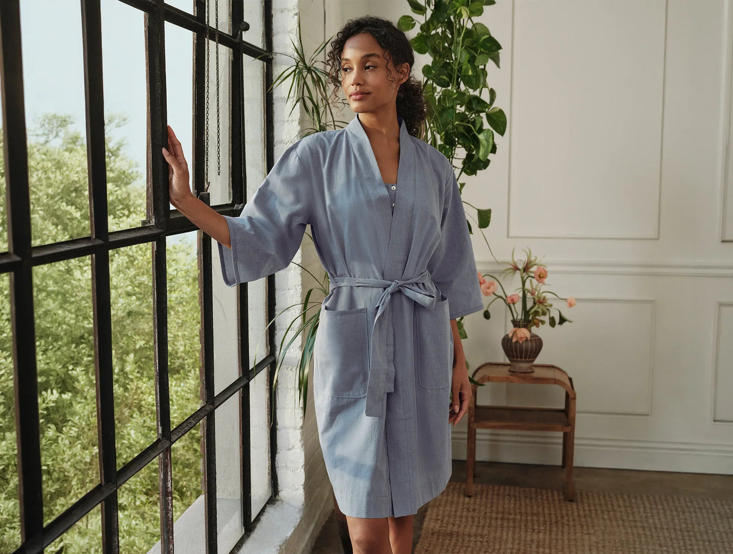 Women’s Isla Organic Cotton Robe
