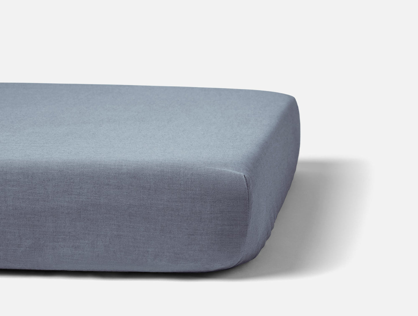 Organic Crinkled Percale Crib Fitted Sheet