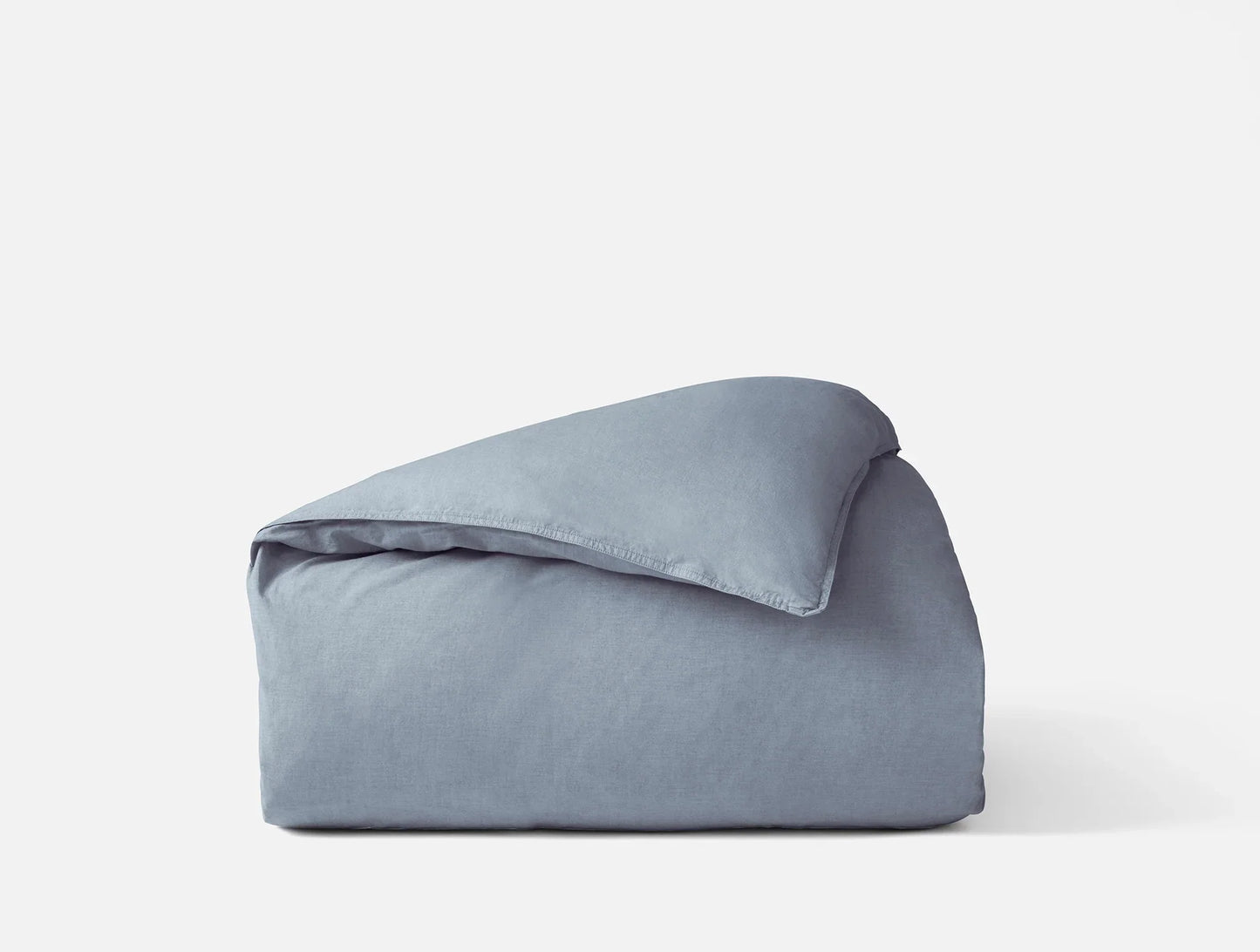 Organic Crinkled Percale Duvet Cover
