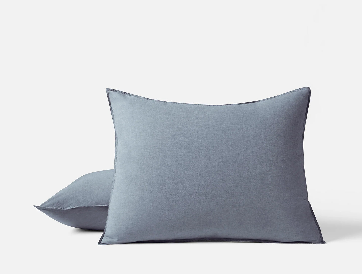 Organic Crinkled Percale Duvet Cover