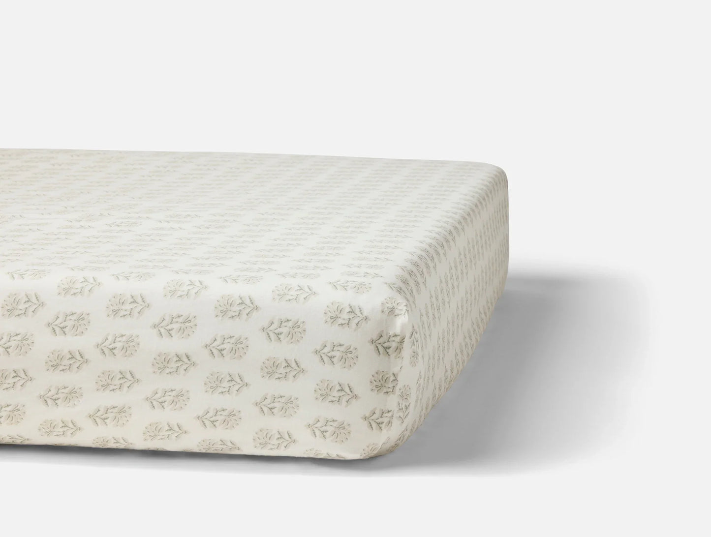 Organic Crinkled Percale Crib Fitted Sheet