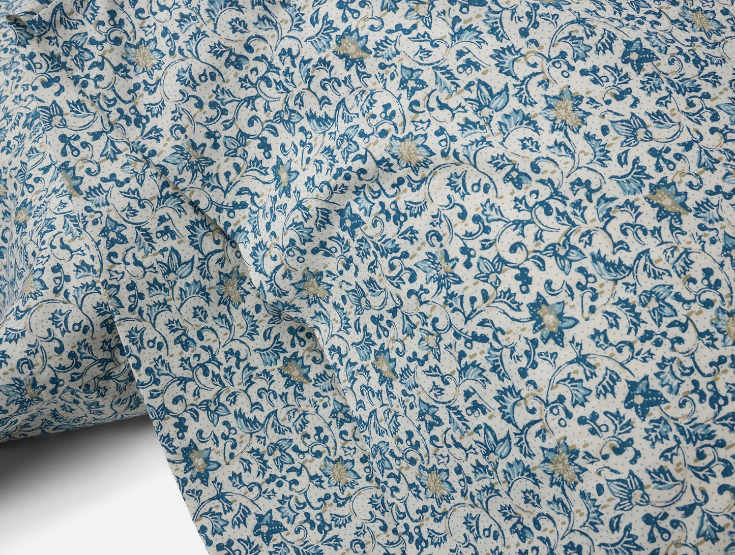 Organic Print Percale Sheet Set