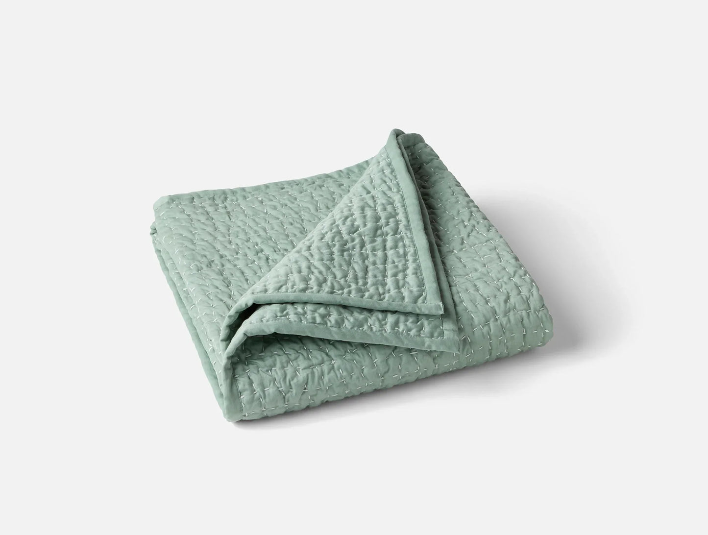 Pebbled Handstitched Organic Toddler Quilt