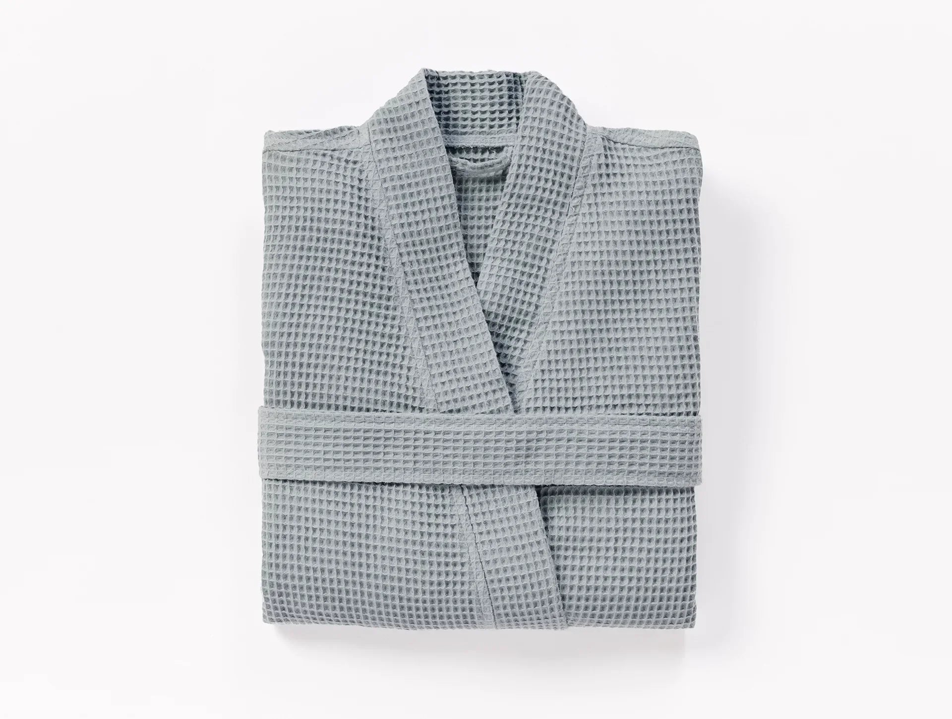 Coyuchi Lagoon Unisex Organic Waffle Robe