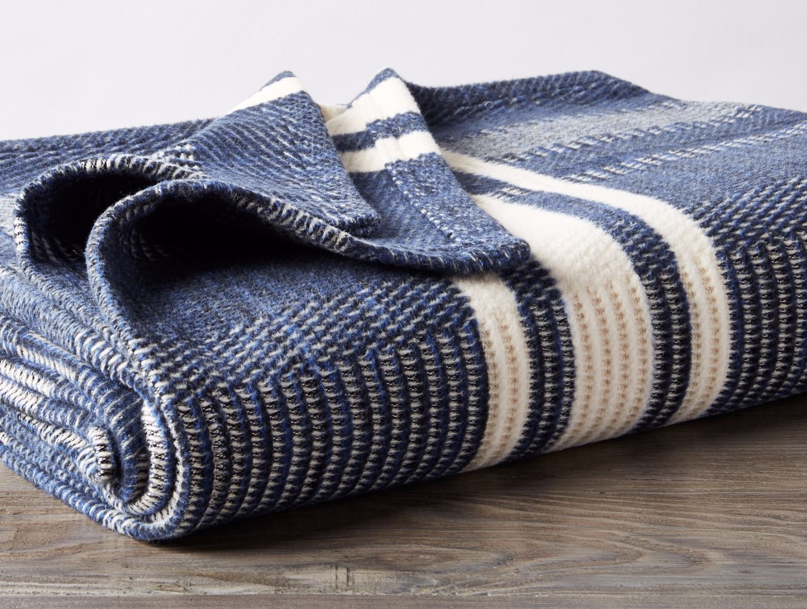 Coyuchi Midnight Cirrus Supersoft Organic Cotton Throw