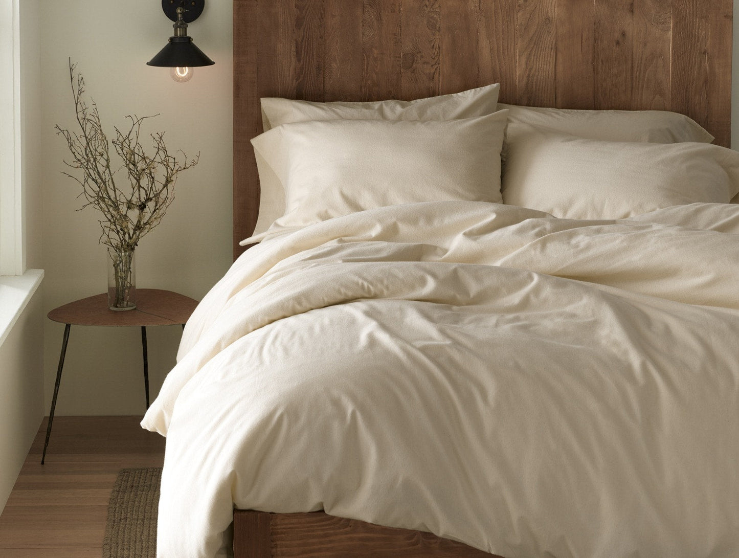 Coyuchi Cloud Brushed Organic Flannel Duvet Cover