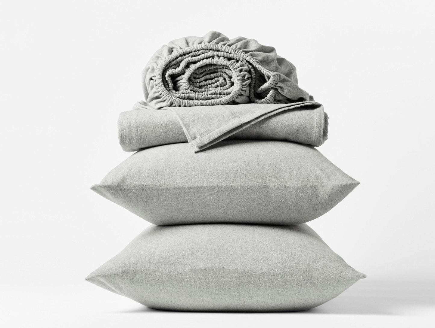 Coyuchi Cloud Brushed Organic Flannel Sheet Set