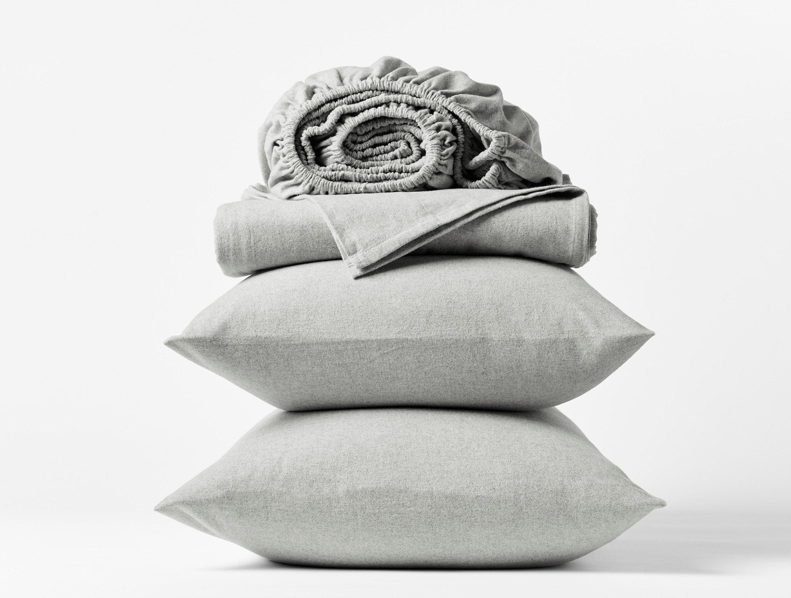 Coyuchi Cloud Brushed Organic Flannel Sheet Set