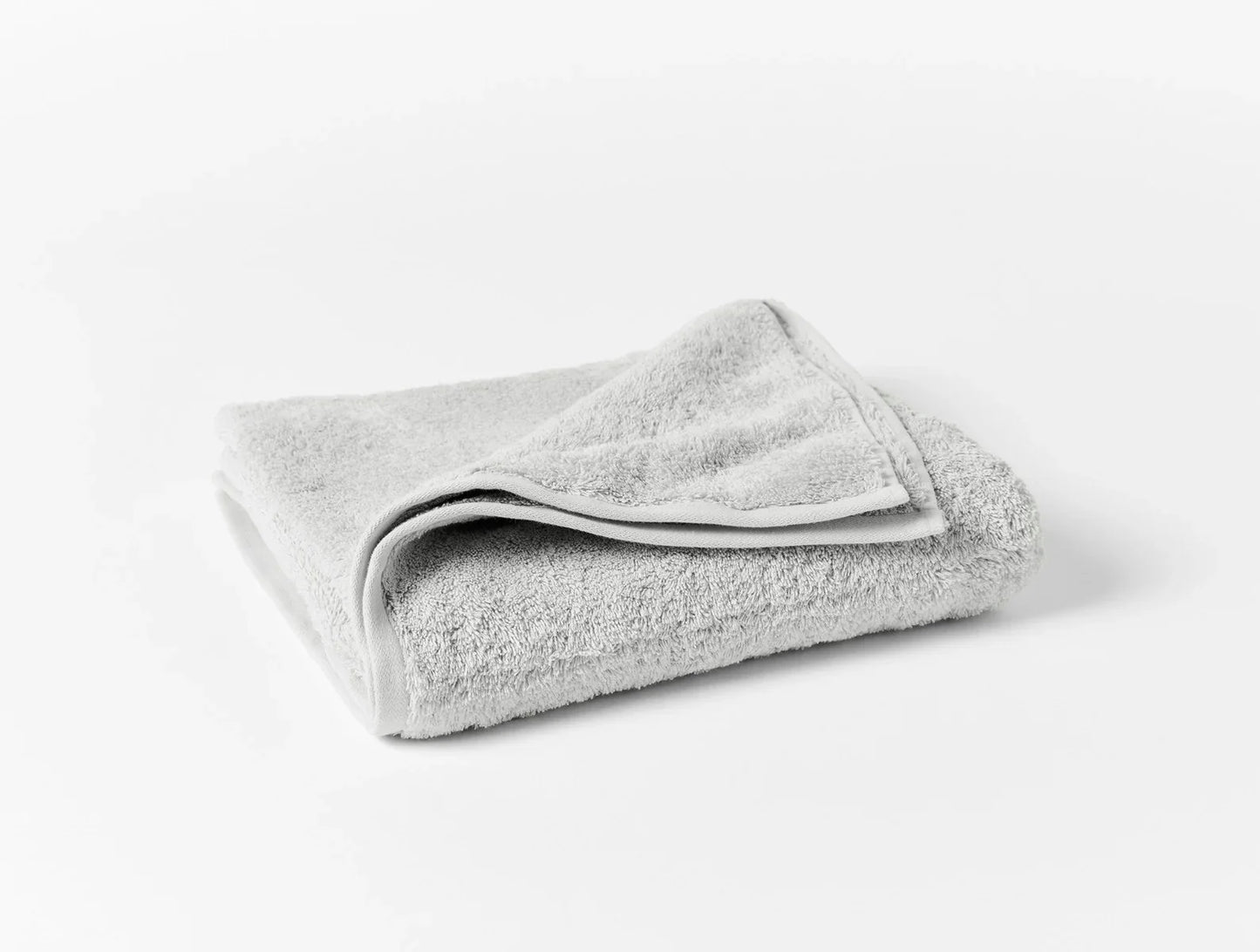 Coyuchi Bath Towel Fog Cloud Loom Organic Towels & Bath Mat