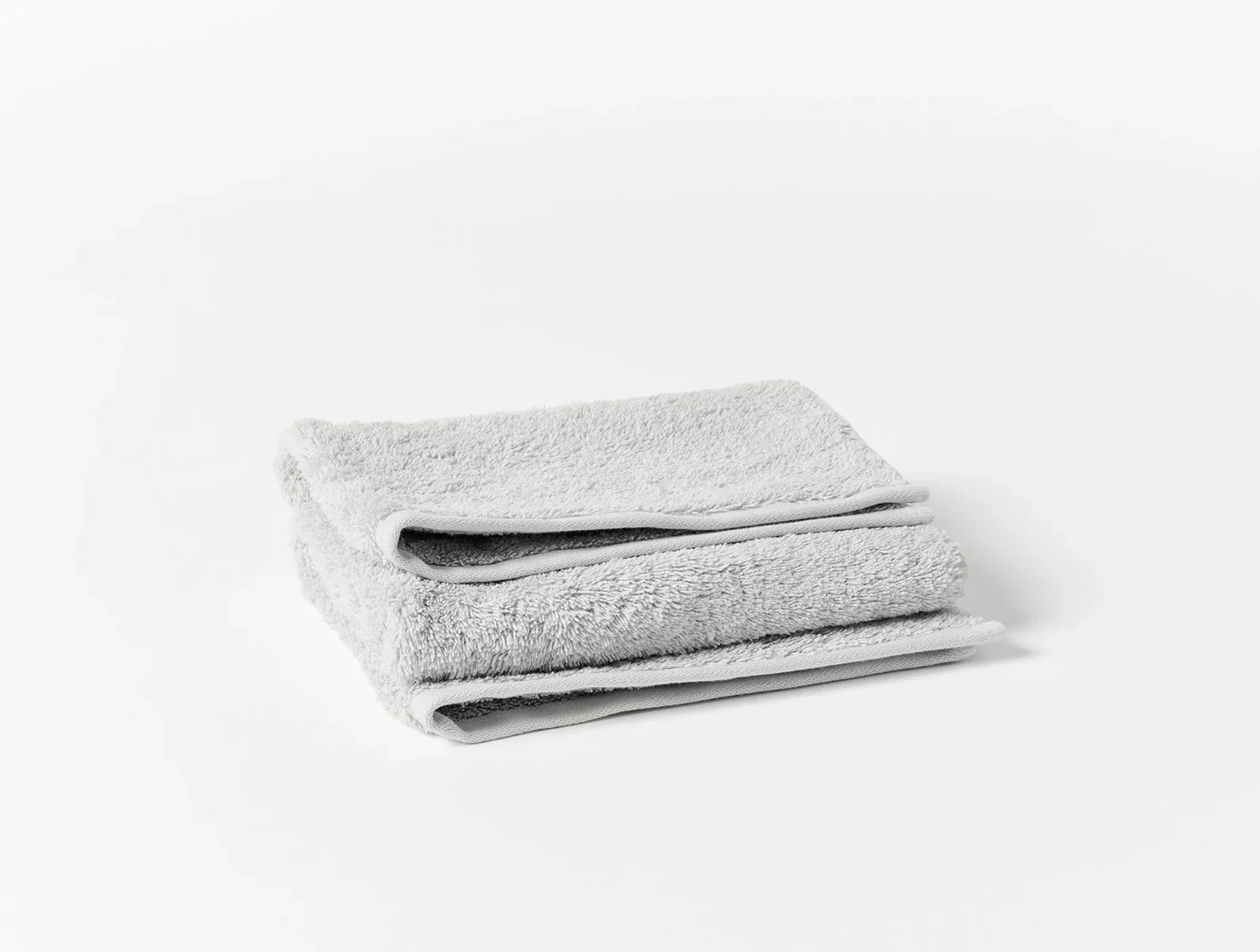 Coyuchi Hand Towel Fog Cloud Loom Organic Towels & Bath Mat
