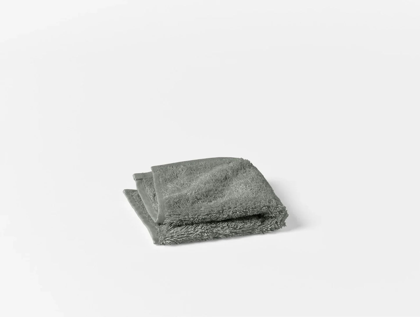 Coyuchi Wash Cloth Slate Cloud Loom Organic Towels & Bath Mat
