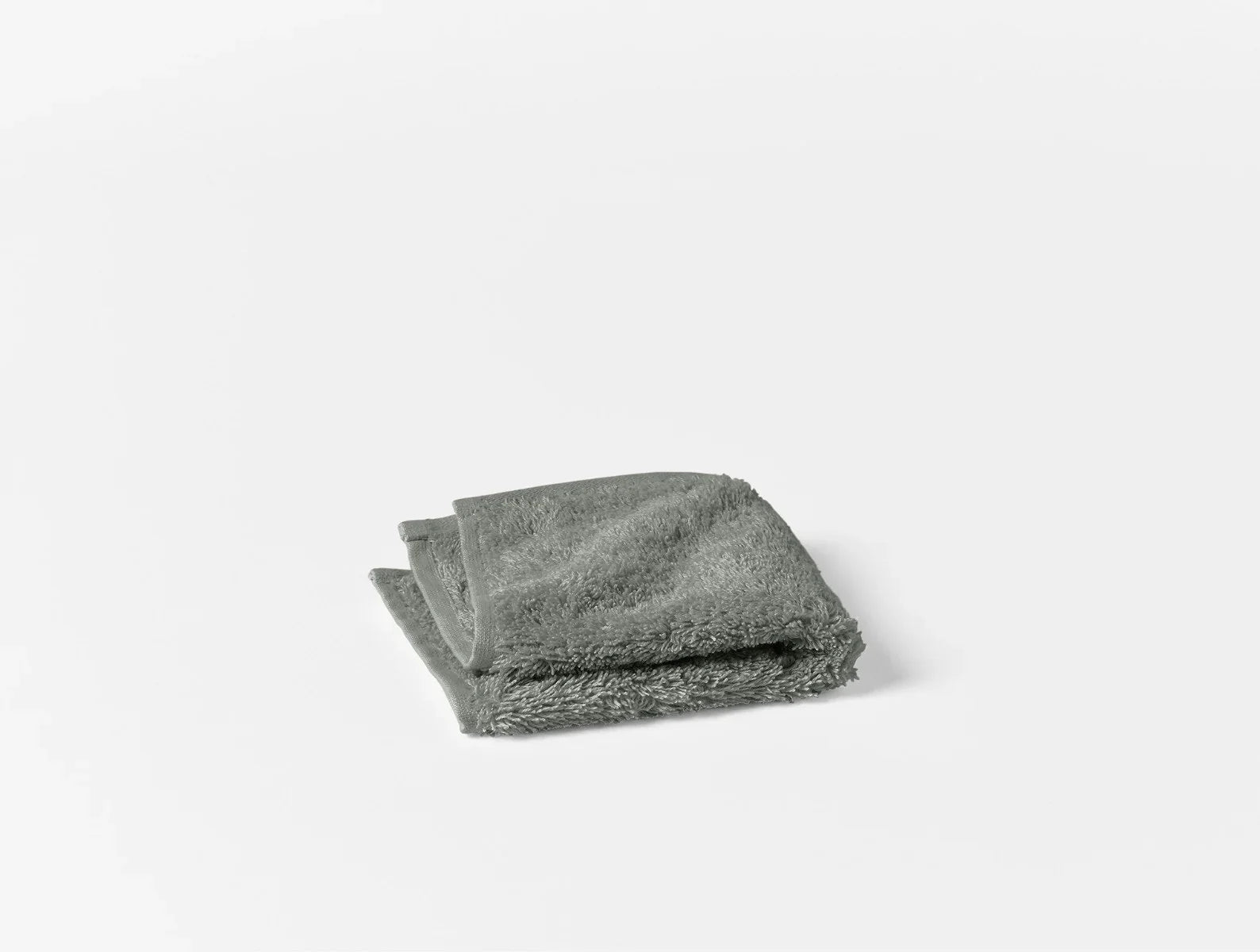 Coyuchi Wash Cloth Slate Cloud Loom Organic Towels & Bath Mat