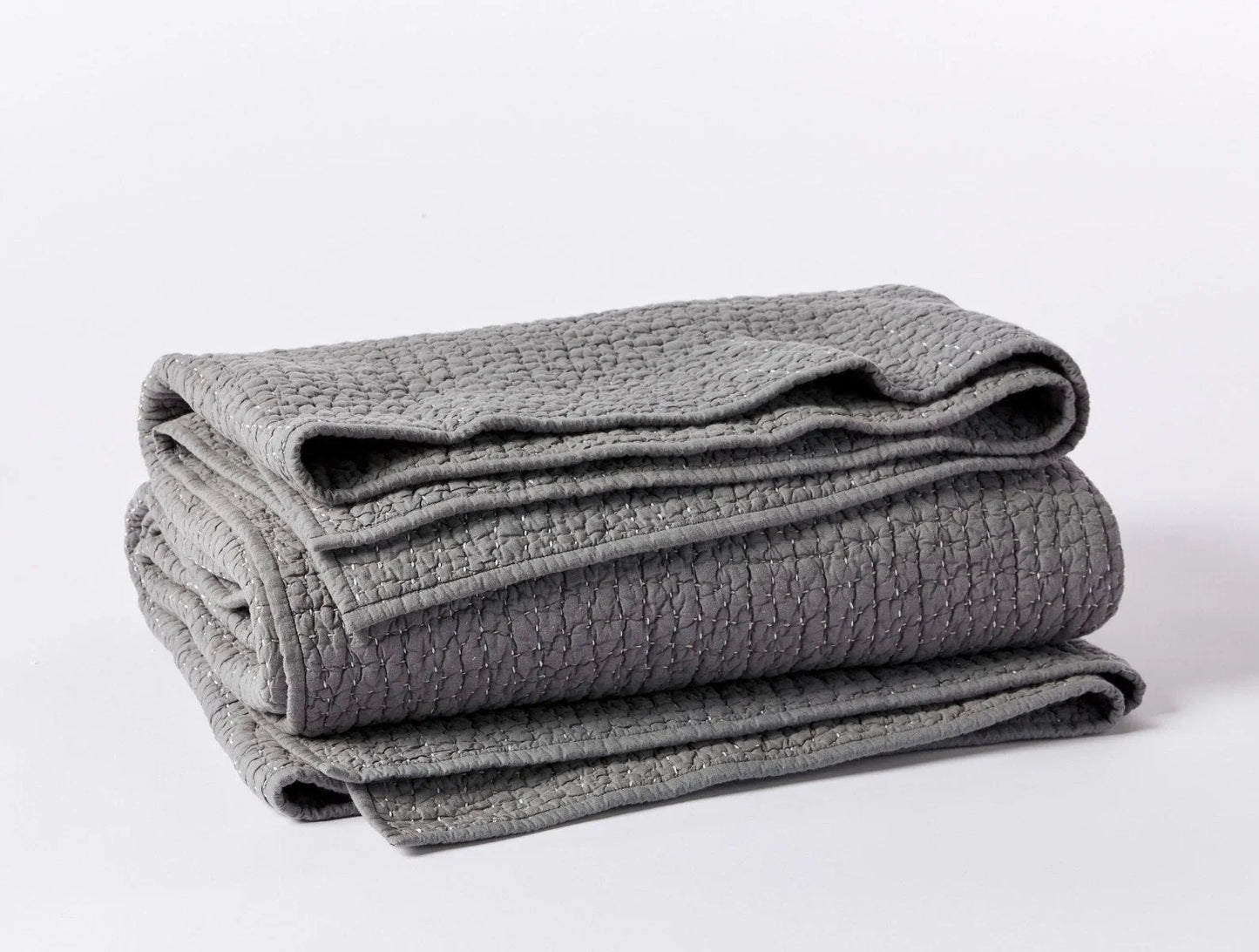 Pebbled Handstitched Organic Quilt