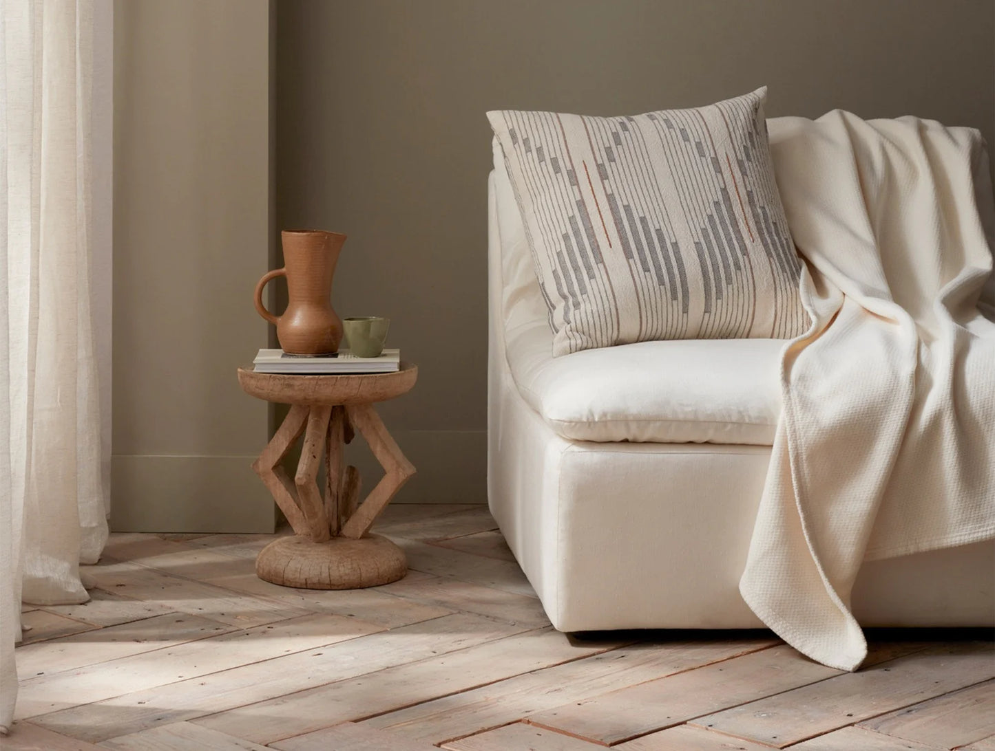 Sequoia Washable Organic Cotton & Wool Blanket