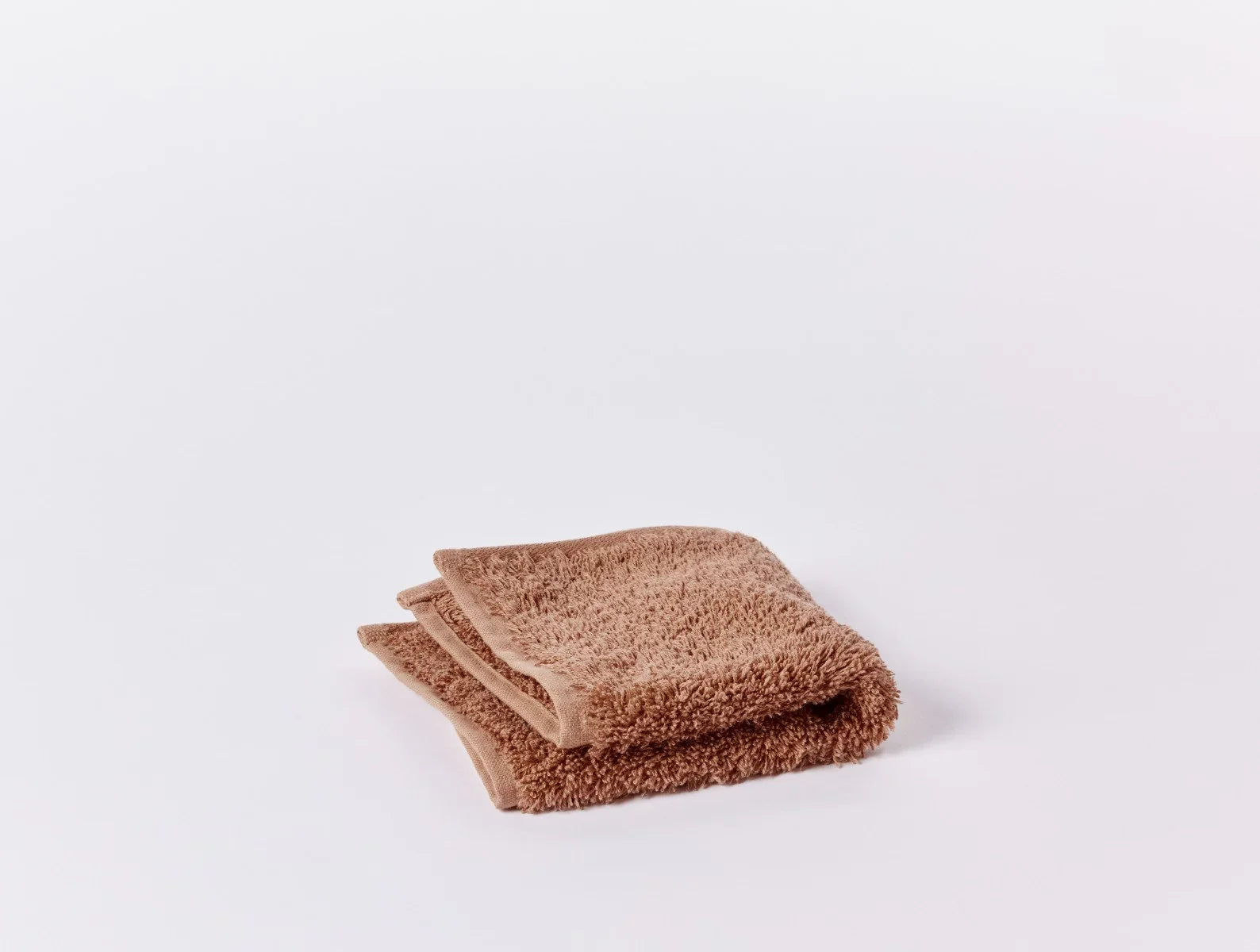 Coyuchi Wash Cloth Praline Cloud Loom Organic Towels & Bath Mat