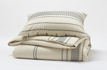 Load image into Gallery viewer, Organic Rippled Stripe Duvet Cover and Sham - Holy Lamb Organics