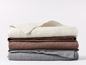 Pebbled Handstitched Organic Quilt